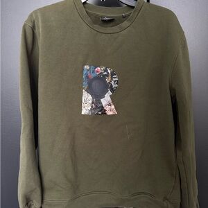 RARE RABBIT Olive Green Men's Sweater, Size L